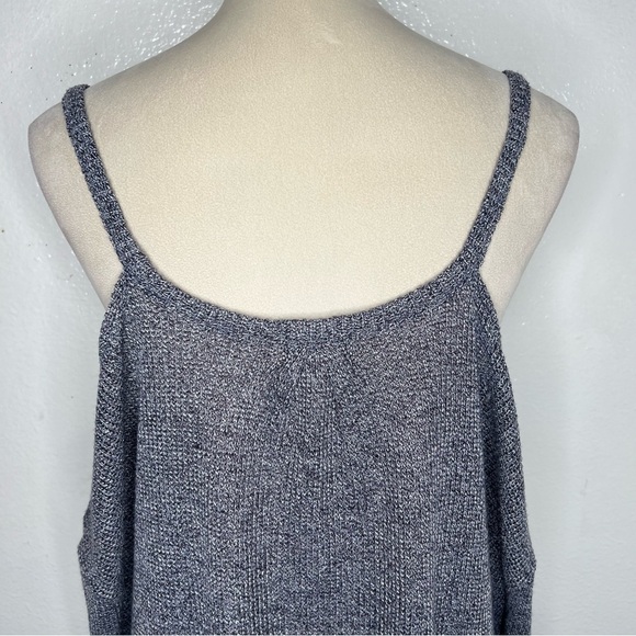ANTHROPOLOGIE Deletta Millipa Cold Shoulder Pullover Sweater Navy Size Small - Picture 8 of 11
